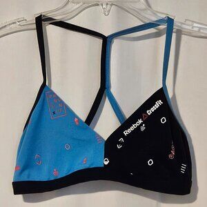 Reebok Crossfit Micro Sports Bra - Blue, Black - S